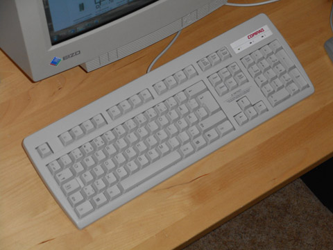 Keyboard with Swedish/Finnish layout.